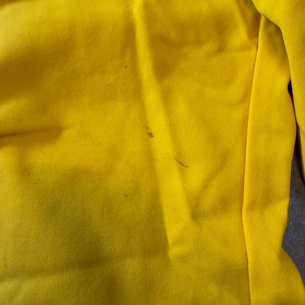 Vintage 70s De Long Football Pants Men Large Yellow Green Side Stripe Joggers - Picture 7 of 8